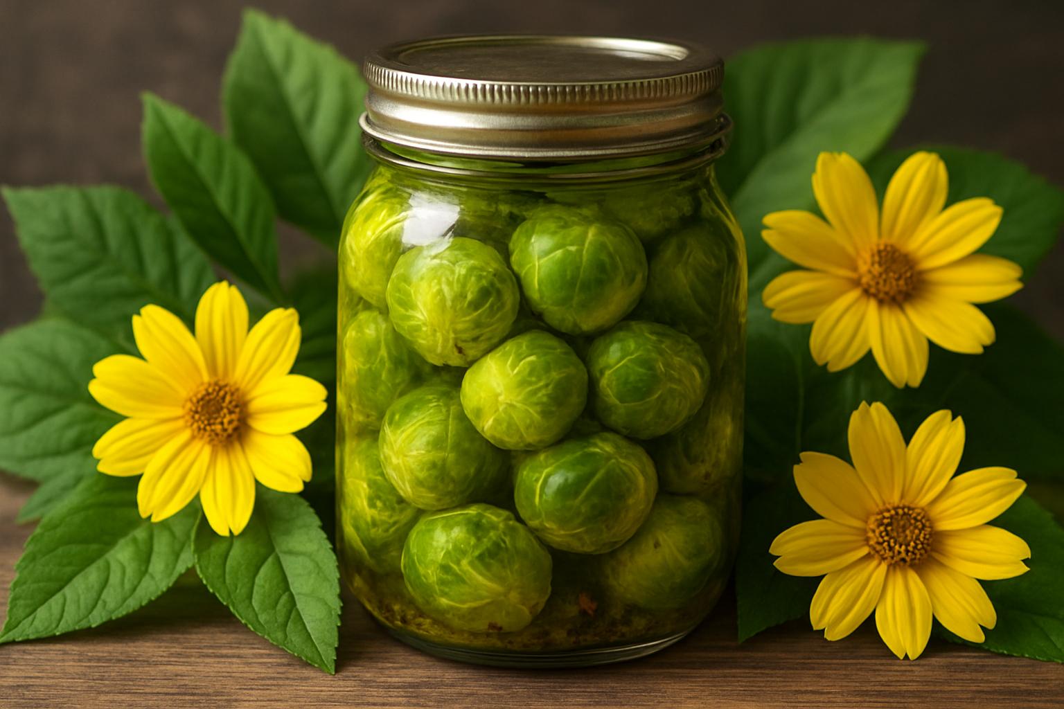 маринованная настурция