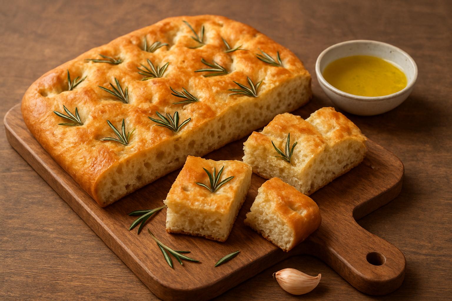 фокачча с оливковым маслом